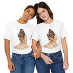 Vintage Girl Reading Illustration Tee – Cozy Literary T‑Shirt for Book Lovers