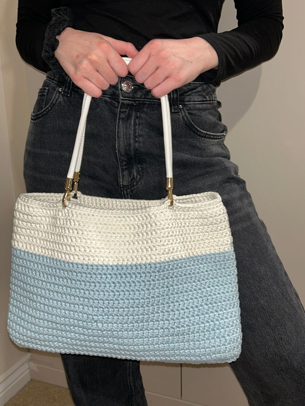 Hand-Crocheted Bible Study Bag – Large Organised Bible Tote with Compartments
