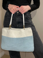 Hand-Crocheted Bible Study Bag – Large Organised Bible Tote with Compartments