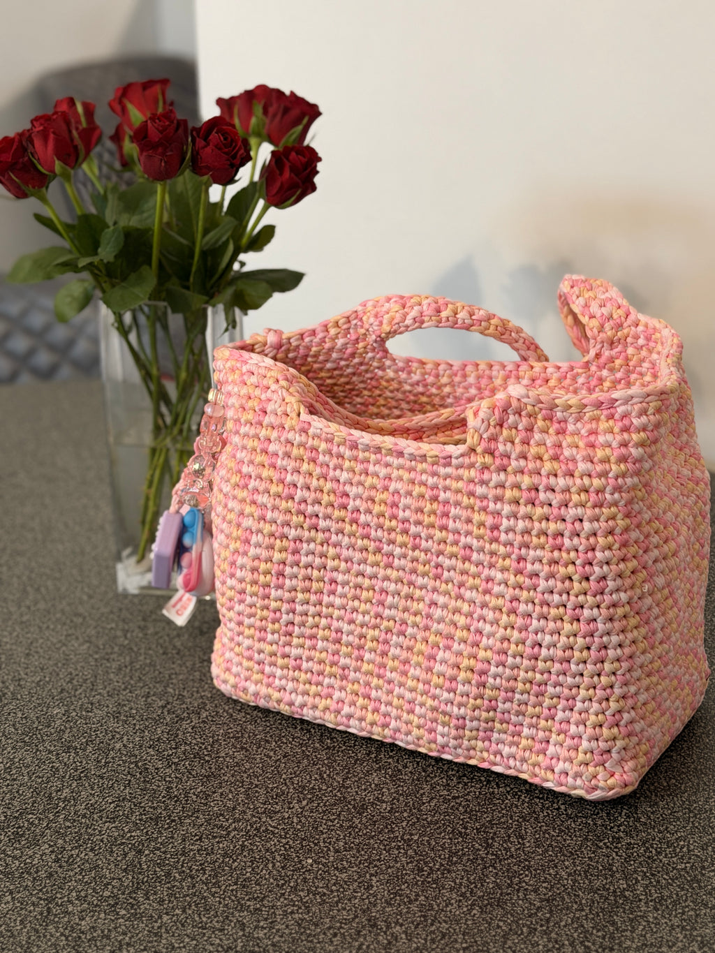 Hand-Crocheted Bible Study Bag – Large Organised Bible Tote with Compartments