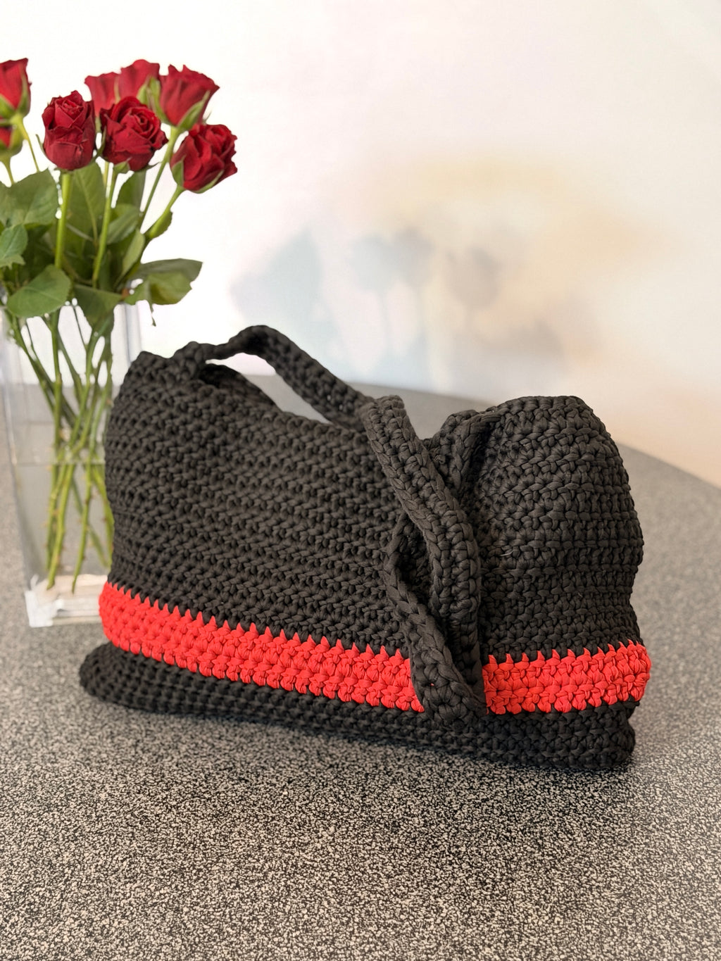 Hand-Crocheted Bible Study Bag – Large Organised Bible Tote with Compartments