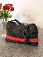 Hand-Crocheted Bible Study Bag – Large Organised Bible Tote with Compartments