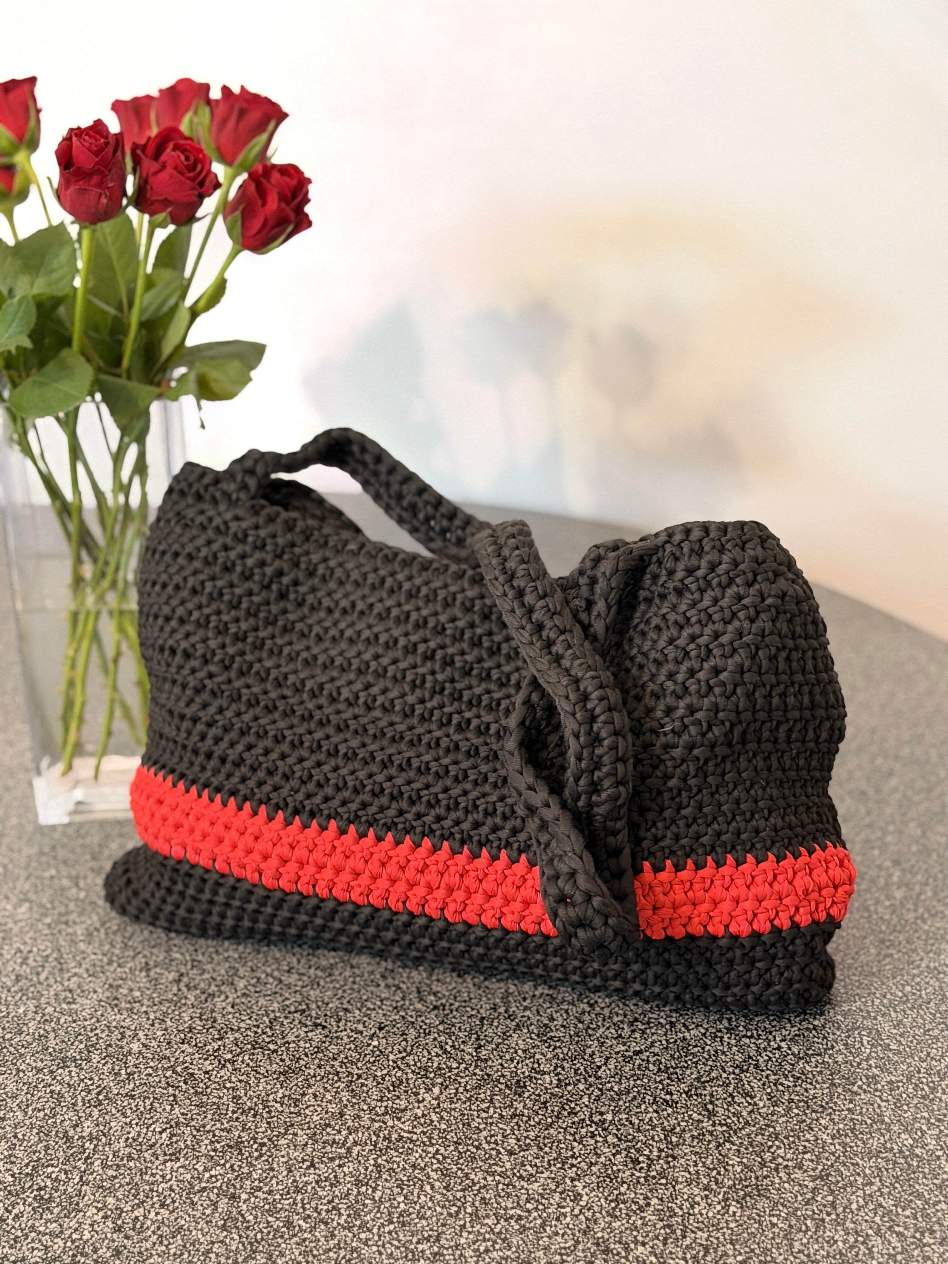 Hand-Crocheted Bible Study Bag – Large Organised Bible Tote with Compartments