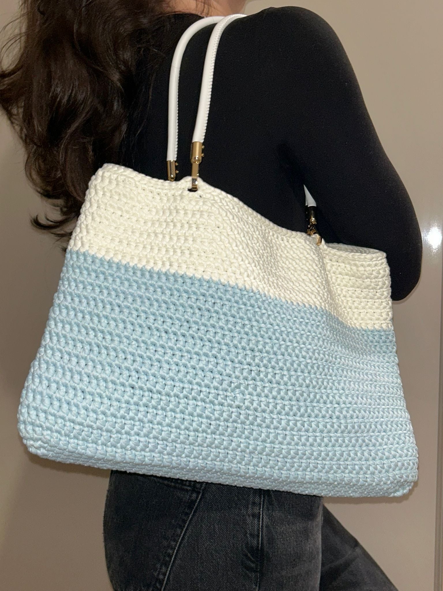 Hand-Crocheted Bible Study Bag – Large Organised Bible Tote with Compartments