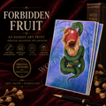 Forbidden Fruit Snake & Apple A5 Art Print – Original Ballpoint Pen Artwork