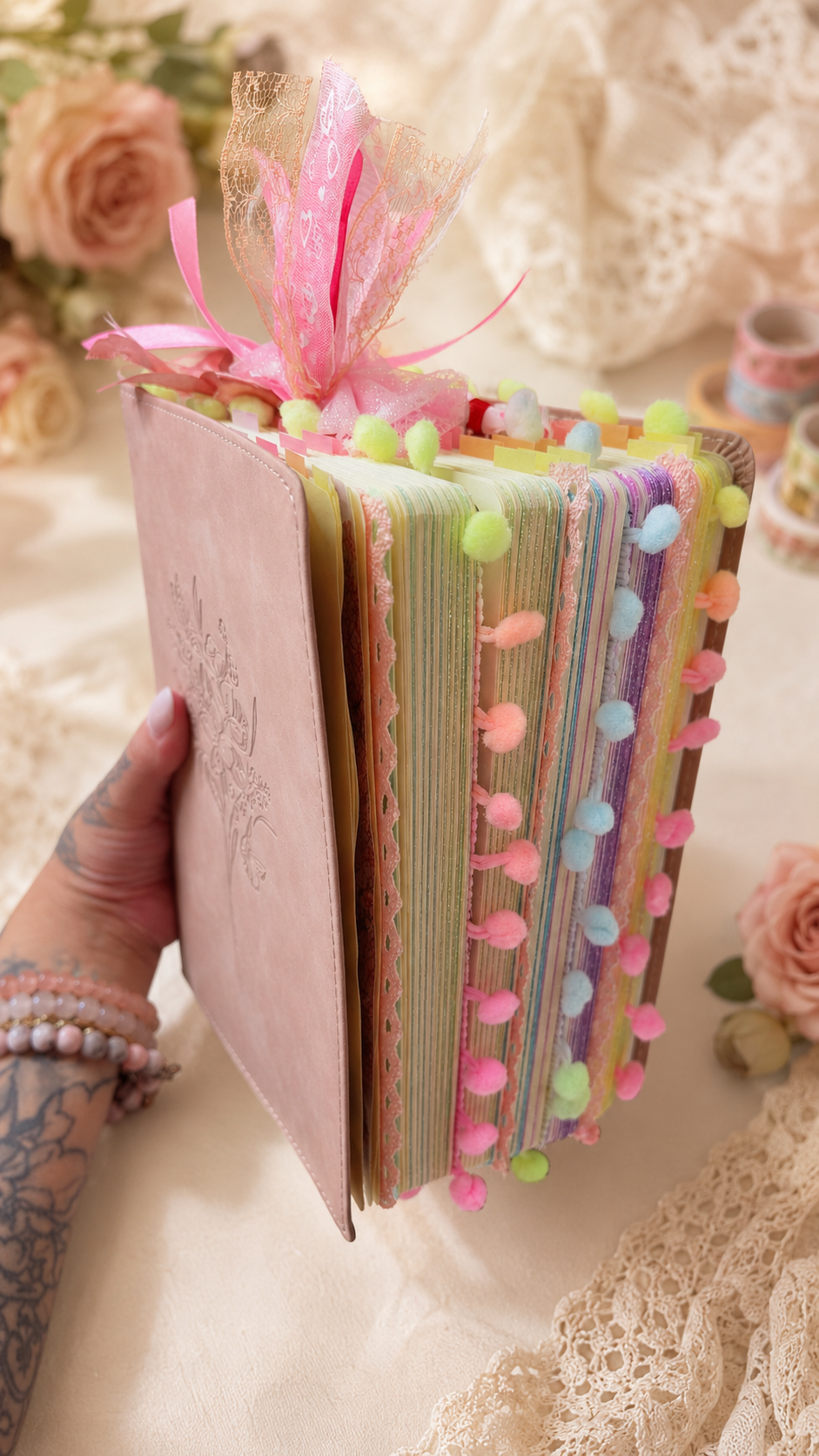 Washi Tape Bible Book Edges Add-On | Alternative to Bible Tabs | Choose Your Colours | Loaded Bible Personalisation