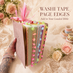 Washi Tape Bible Book Edges Add-On | Alternative to Bible Tabs | Choose Your Colours | Loaded Bible Personalisation