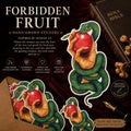 Forbidden Fruit Vinyl Sticker – Snake & Apple Original Ballpoint Pen Artwork
